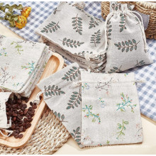 Leaves Printed Gift Cotton pouch